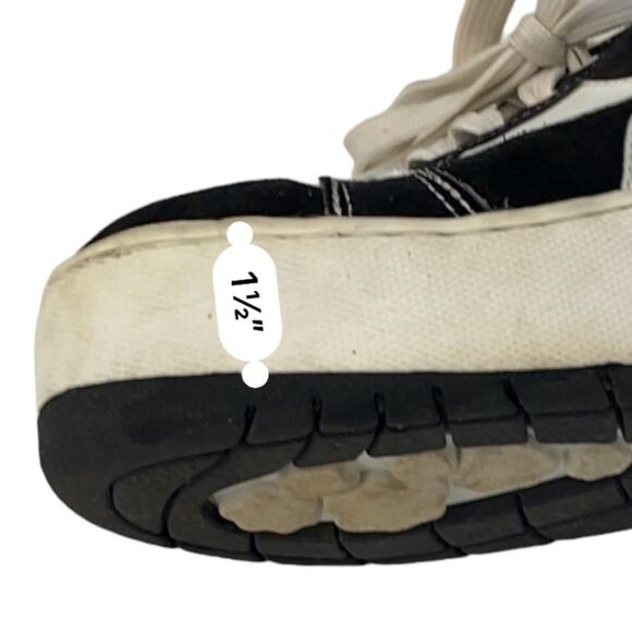 90’s COASTERS Platform skater sneakers Grunge Skater Size 5.5 Y2K - Picture 9 of 11